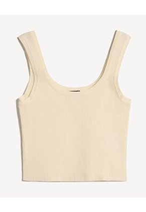 Camiseta Para Mujer Manga Sisa Cuello Redondo Color Crudo Marca Seven Seven #28096423