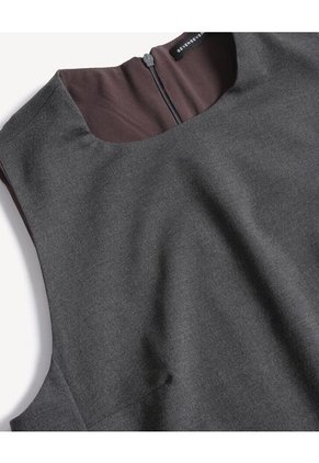 Vestido Para Mujer M/Sisa Corto Color Gris Marca Seven Seven #28171470