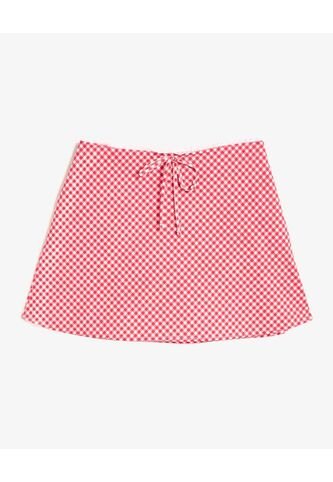 Falda Para Mujer Corto Color Rojo Marca Seven Seven #28140944 Seven Seven