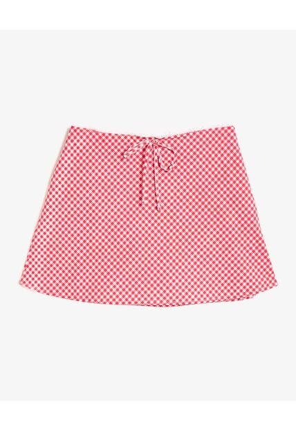 Falda Para Mujer Corto Color Rojo Marca Seven Seven #28140944