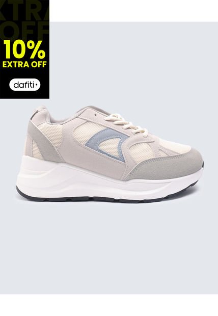 Tenis Para Mujer Sport Color Gris Claro Marca Seven Seven #28720134