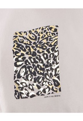 Camiseta Para Mujer Manga Corta Color Beige Marca Seven Seven #28096126