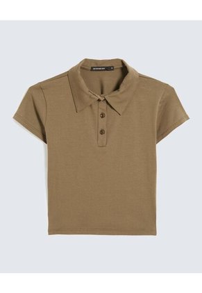 Polo Para Mujer Manga Corta Color Verde Marca Seven Seven #28110010