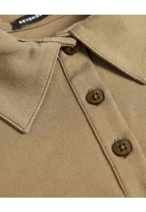 Polo Para Mujer Manga Corta Color Verde Marca Seven Seven #28110010