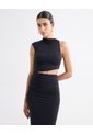 Vestido Maxi Asimetrico Con Cortes- Seven Studio | Maygel Coronel  Para Mujer Negro Seven Seven de Seven Seven
