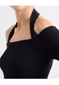 Camiseta Manga Larga Tejida - Seven Studio | Maygel Coronel  Para Mujer Negro Seven Seven de Seven Seven