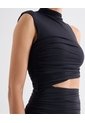 Vestido Maxi Asimetrico Con Cortes- Seven Studio | Maygel Coronel  Para Mujer Negro Seven Seven de Seven Seven