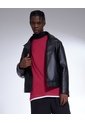 Camiseta Para Hombre Con Bajo Y Screen  Para Hombre Fucsia Seven Seven de Seven Seven