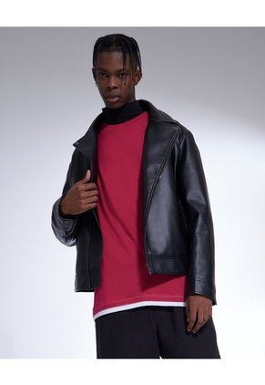 Camiseta Para Hombre Con Bajo Y Screen Para Hombre Fucsia Seven Seven