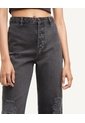 Jean Retro Con Botonadura  Para Mujer Negro Seven Seven de Seven Seven