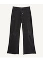 Jean Retro Con Botonadura  Para Mujer Negro Seven Seven de Seven Seven