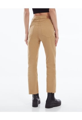 Jean Flare Tiro Alto Para Mujer Camel Seven Seven