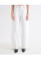 Jean Barrel Ruedo Al Corte  Para Mujer Blanco Seven Seven de Seven Seven