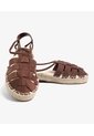 Espadrilles Plataforma Yute  Para Mujer Café Seven Seven de Seven Seven