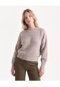 Saco Tricot De Textura Enriquecida  Para Mujer Arena Seven Seven de Seven Seven
