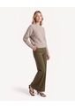 Saco Tricot De Textura Enriquecida  Para Mujer Arena Seven Seven de Seven Seven