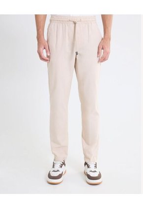 Pantalón Rústico De Ajuste Relax  Para Hombre Piel Seven Seven