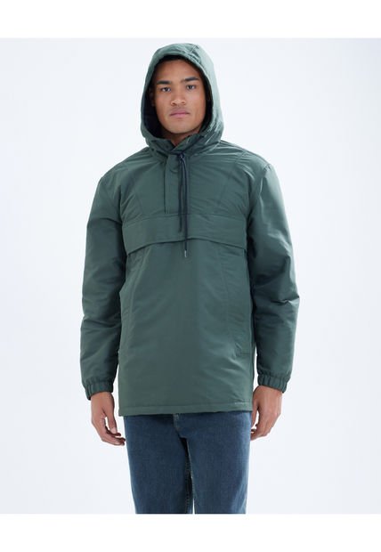 Chaqueta Para Hombre Acolchada Color Verde  Marca Seven Seven #45080407