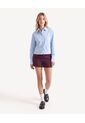 Short Fluido De Ajuste Confortable  Para Mujer Vino Seven Seven de Seven Seven