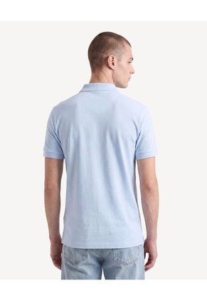 Polo Basica En Sport  Para Hombre Celeste Seven Seven