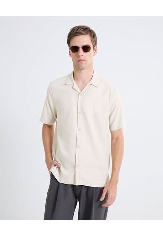 Camisa Resort De Caída Ligera  Para Hombre Arena Seven Seven Seven Seven