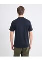 Camiseta Básica Ligera  Para Hombre Negro Seven Seven de Seven Seven