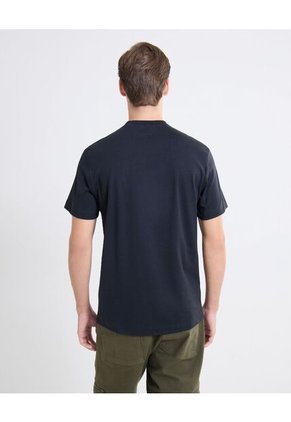 Camiseta Básica Ligera  Para Hombre Negro Seven Seven