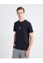 Camiseta Gráfico Minimalista  Para Hombre Negro Seven Seven de Seven Seven