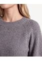 Saco Tejido De Caída Versátil  Para Mujer Gris Seven Seven de Seven Seven