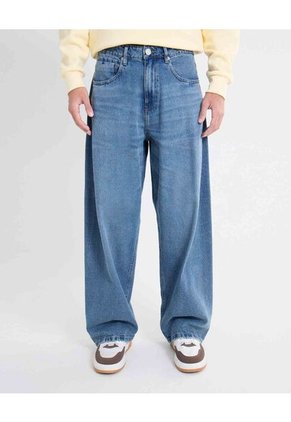 Jean Baggy Medio Oscuro  Para Hombre Azul Seven Seven