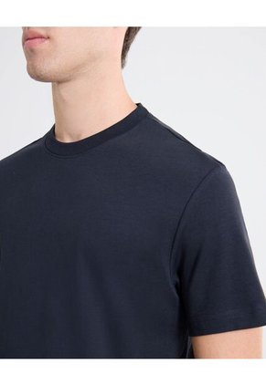 Camiseta Básica Ligera  Para Hombre Negro Seven Seven