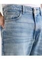 Jeans Straight Tono Medio Con Desgastes  Para Hombre Gris Seven Seven de Seven Seven