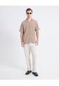 Camisa Textura Rústica  Para Hombre Café Seven Seven de Seven Seven