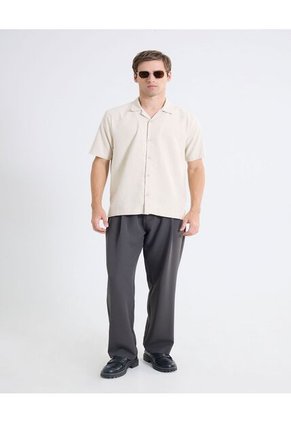 Camisa Resort De Caída Ligera  Para Hombre Arena Seven Seven