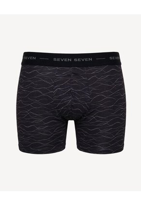 Pack De Bóxer Medio En Microfibra X3 Para Hombre Negro Seven Seven