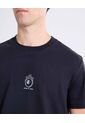 Camiseta Gráfico Minimalista  Para Hombre Negro Seven Seven de Seven Seven