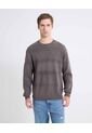 Saco Textura De Rayas  Para Hombre Gris Seven Seven de Seven Seven