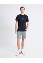 Camiseta Gráfico Minimalista  Para Hombre Negro Seven Seven de Seven Seven