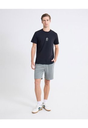 Camiseta Gráfico Minimalista  Para Hombre Negro Seven Seven