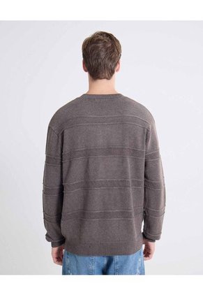 Saco Textura De Rayas Para Hombre Gris Seven Seven