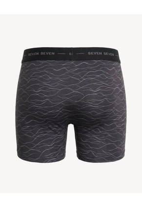 Pack De Bóxer Medio En Microfibra X3 Para Hombre Negro Seven Seven