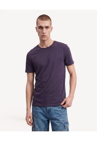Camiseta Slim Ajustada   Para Hombre Azul Seven Seven Seven Seven