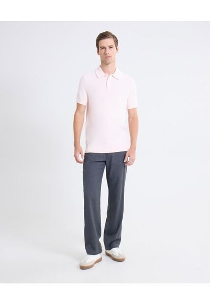 Pantalón Tejido Binado De Apariencia Limpia  Para Hombre Gris Seven Seven