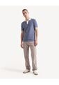 Polo Con Cuello Contraste  Para Hombre Azul Seven Seven de Seven Seven