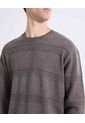 Saco Textura De Rayas  Para Hombre Gris Seven Seven de Seven Seven