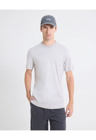 Camiseta Básica De Acabado Suave  Para Hombre Gris Seven Seven Seven Seven