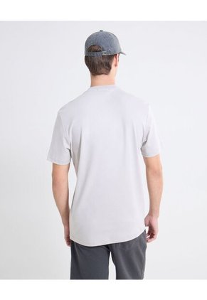 Camiseta Básica De Acabado Suave  Para Hombre Gris Seven Seven