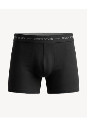 Bóxer Medio En Algodón Suave X3 Para Hombre Azul Seven Seven