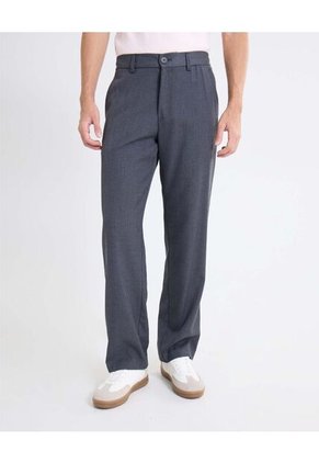 Pantalón Tejido Binado De Apariencia Limpia  Para Hombre Gris Seven Seven