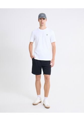 Bermuda Acabado Rib  Para Hombre Negro Seven Seven Seven Seven